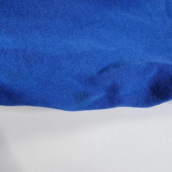 Vintage Santee Sweats Cardigan Sweater Size Large Blue - Picture 5 of 7